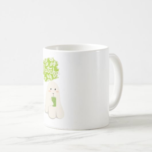 Cute matcha mug koffiemok (Voorkant rechts)