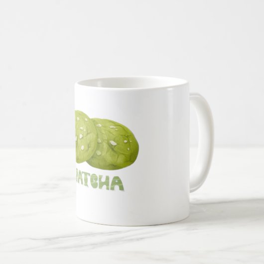 cute matcha mug koffiemok (Voorkant rechts)