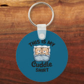Cute Matching Bear This Is My Cuddle  Sleutelhanger (Voorkant)