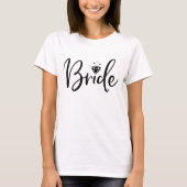 Cute Matching Bride Groom Wedding T-Shirt (Voorkant)