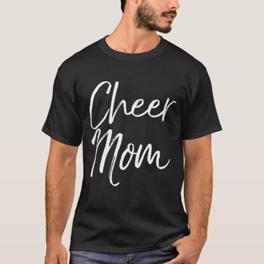 Cute Matching Family Cheerleader Moeder Cheer Mama T-shirt (Voorkant)