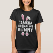 Cute Matching Family Easter Day  Camera Operator B T-shirt (Voorkant)