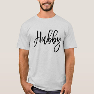 Cute Matching Wifey Hubby Jubileum T-Shirt