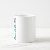 Cute Maths Calculator Mug for Kids and Teachers Koffiemok (Center)