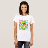 Cute Maths Dinosaur Numbers T Shirt for Kids (Voorkant volledig)