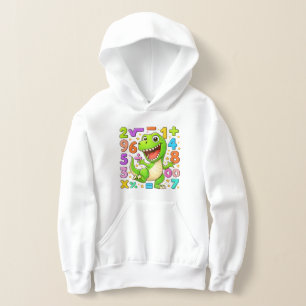 Cute Maths Dinosaur Numbers Trui voor Kinderen
