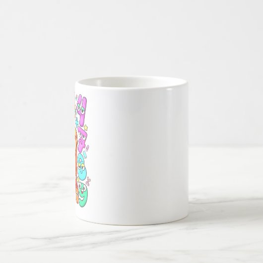 Cute Maths Numbers Calculator Mug for Kids Koffiemok (Center)