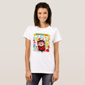Cute Maths Numbers Santa Cartoon T Shirt Kids UK ! (Voorkant volledig)