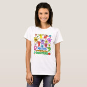Cute Maths Rockstar Numbers Cartoon T Shirt KidsUK (Voorkant volledig)