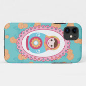 Cute Matryoshka Russian Nesting Doll & Oranje Roos Case-Mate iPhone Case (Achterkant (horizontaal))