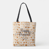 Cute Matzah Jewish Holiday Happy Passover Tote Bag (Achterkant)