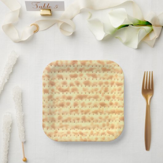 Cute Matzo Passover Design 4Sarah Papieren Bordje (Huwelijk)