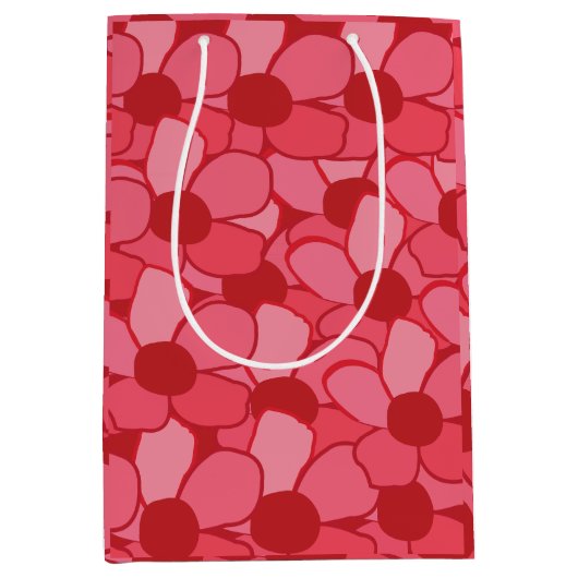 Cute Meadow Flowers Medium Cadeauzakje (Voorkant)