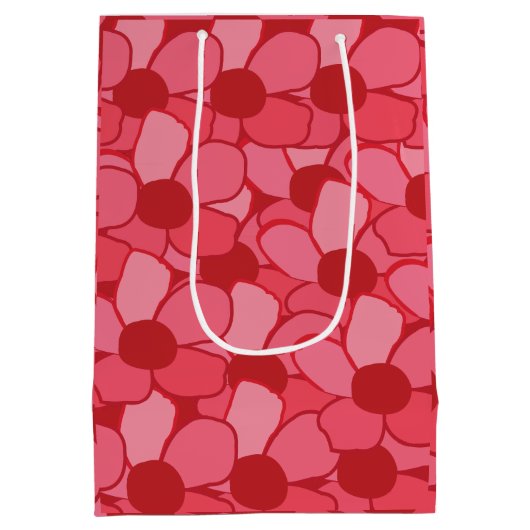 Cute Meadow Flowers Medium Cadeauzakje (Achterkant)