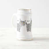 Cute mean bobcat lynx cartoon bierpul (Voorkant links)