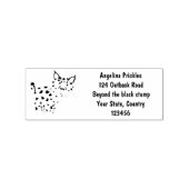 Cute mean bobcat lynx cartoon rubberstempel (Afrduk)