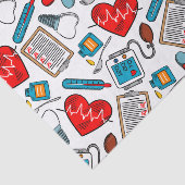 Cute Medical Nurse Doctor Theme Mixed Pattern Tissuepapier (Detail)