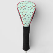 Cute Medical Pictogram Patroon Golfheadcover (Voorkant)