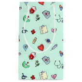 Cute Medical Pictogram Patroon Klein Cadeauzakje (Voorkant)
