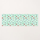 Cute Medical Pictogram Patroon Yogamat (Voorkant (horizontaal))