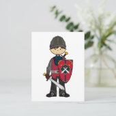 Cute Medieval Knight Briefkaart (Staand voorkant)