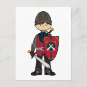 Cute Medieval Knight Briefkaart (Voorkant)