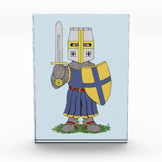 Cute Medieval Knight Fotoblokken (Voorkant)