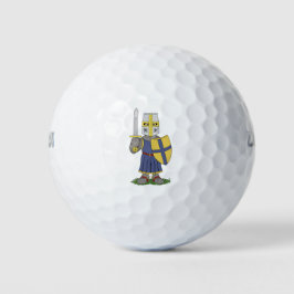 Cute Medieval Knight Golfballen