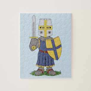 Cute Medieval Knight Legpuzzel