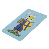 Cute Medieval Knight Magneet (Linkerzijde)