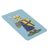 Cute Medieval Knight Magneet (Rechterzijde)