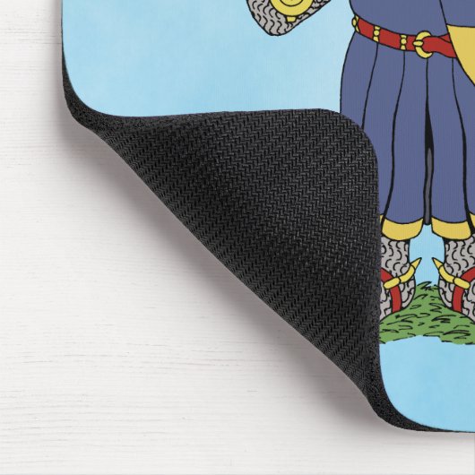 Cute Medieval Knight Muismat (Hoek)