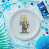 Cute Medieval Knight Papieren Bordje (Feest)