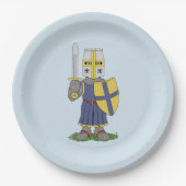 Cute Medieval Knight Papieren Bordje (Voorkant)