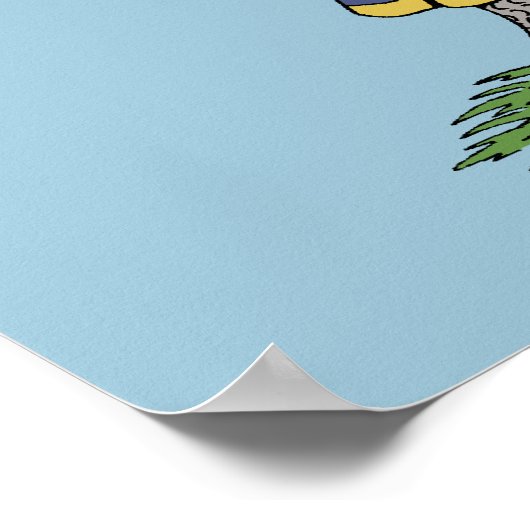 Cute Medieval Knight Poster (Hoek)