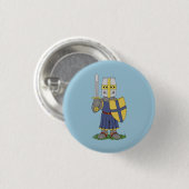 Cute Medieval Knight Ronde Button 3,2 Cm (Voorkant /achterkant)