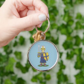 Cute Medieval Knight Sleutelhanger (Hand)