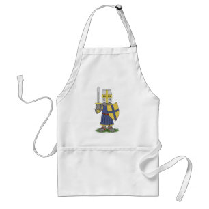 Cute Medieval Knight Standaard Schort
