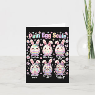 Cute Medisch Konijn Ei Easter Verpleegster Pijn Ei Kaart
