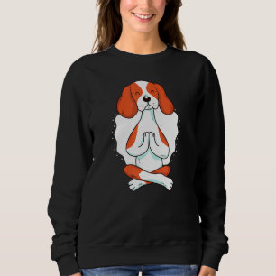 Cute Meditating Dog Spirituele Meditation Funny Yo Trui