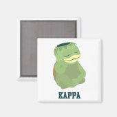 Cute Meditating Kappa Magneet (Voorkant / Achterkant)