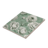Cute Mediterranean Ranunculus Tiles For Spa-Style Tegeltje (Zijkant)