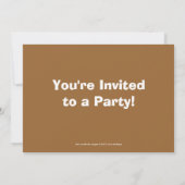 Cute Meerkat Birthday Party Invitation Kaart (Achterkant)