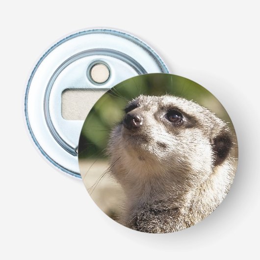 CUTE MEERKAT BUTTON FLESOPENER (Voorkant)