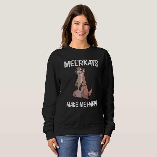 Cute Meerkat For Men Women Meerkat Mongoose Trui (Voorkant volledig)