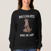 Cute Meerkat For Men Women Meerkat Mongoose Trui (Voorkant)