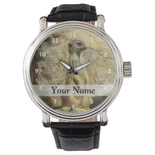 Cute meerkat foto horloge