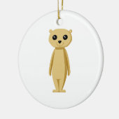 Cute Meerkat. Keramisch Ornament (Links)
