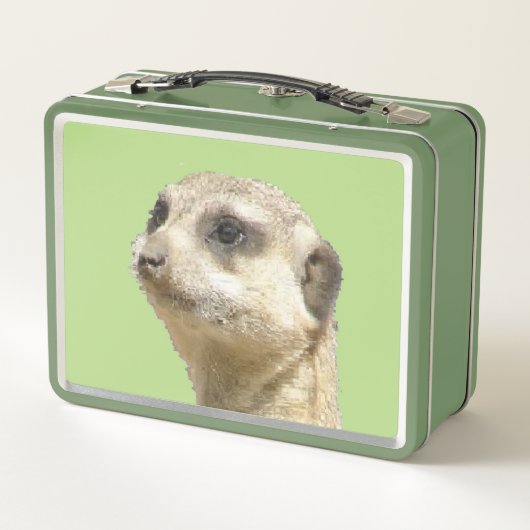 Cute Meerkat  Lunchbox (Achterkant)