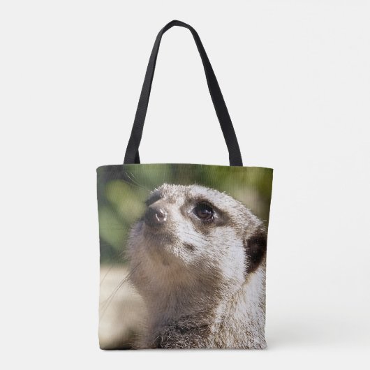 CUTE MEERKAT TOTE BAG (Achterkant)